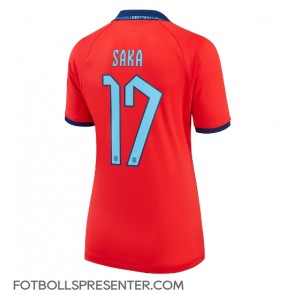 England Bukayo Saka #17 Borta Matchtröja Dam VM 2022 Kortärmad